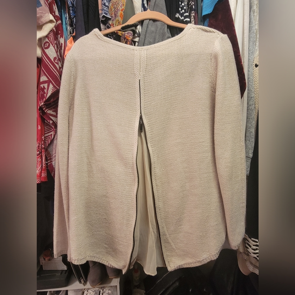 Elan Split Back Sweater - image 4